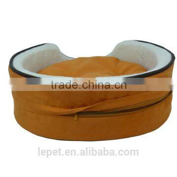 Manufacturer Wholesale Soft and Warm Cozy Luxury Pet Sofa Dog Bed photo-4