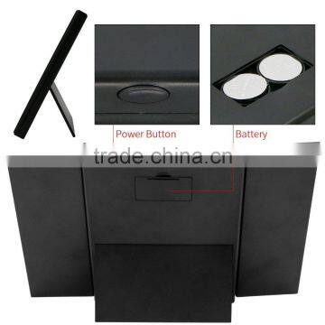 Travel Mirror, Tri-Fold Lighted Led Mirror / Lighted Travel Mirror photo-5