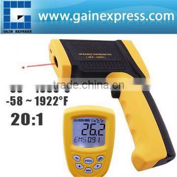 Digital LCD Display Non-Contact Infrared Thermometer Laser Degee Celsius / Degree Fahrenheit