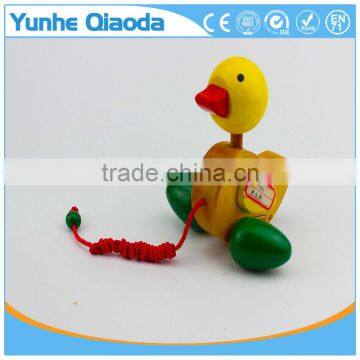 colorful Pull Along duck Wooden Toy as you pull they make a a fun baby