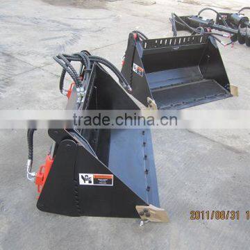 skid steer loader attachment 4 in 1 bucket for sale