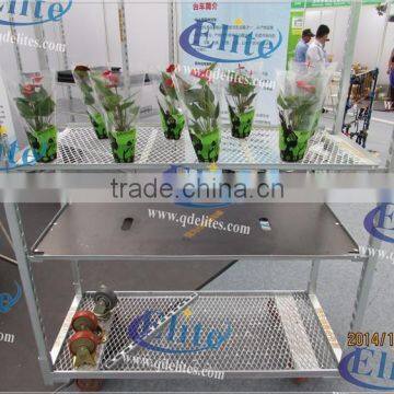 Hot Sale Outdoor Wooden Flower Display Cart photo-4