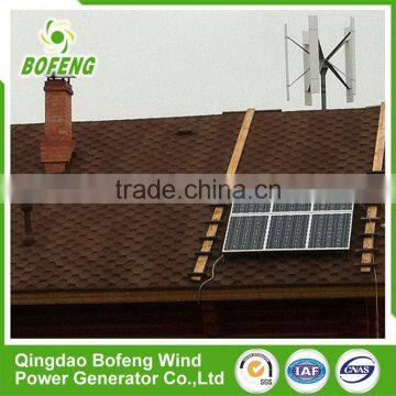 Qingdao Supplier Durable 300w-10kw wind turbine solar panels hybrid system energy windmills