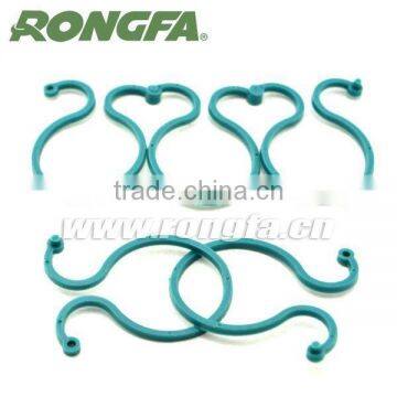Green Eight Shape Plastic Clips photo-2