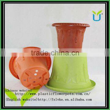 thermoform plastic flower pot, PP material type planter pot