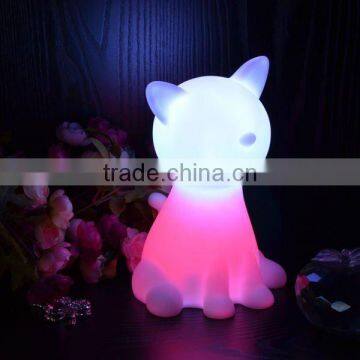 battery operated night light portable cat night lamp for children