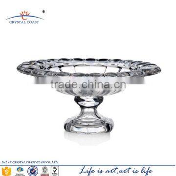 crystal dessert plate antique crystal fruit plate for decoration and gifts