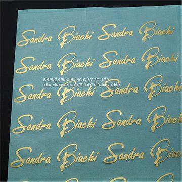 Wholesales Metal Electroplate Waterproof 3M Glue Sticker photo-3