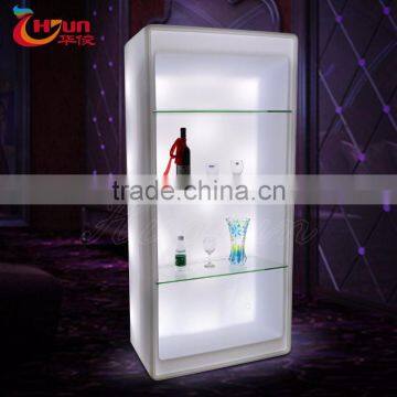 Lighting up Wine Display Design,color Changeable Display Shelf,LED Square Display photo-5