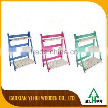 Chinese Christmas Outdoor Wooden Flower Pots Stands For Sale