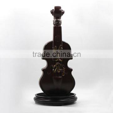 Wholesale Decorative Guitar Shape Wine Whisky Vodka Liquor Bottles With Lid