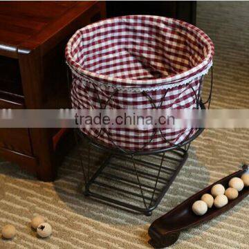 handmade round stainless steel wire basket stainless steel wire mesh kitchen cooking basket