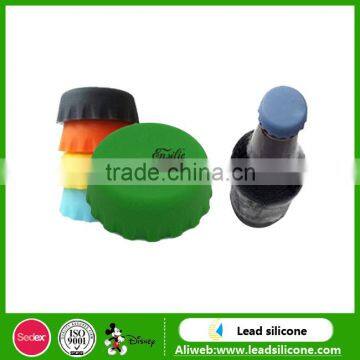 Colorful Reusable Silicone Beer Bottle Caps,Silicone Beer Saver Wine Bottle Stopper