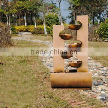 Beautiful Resin Bowls Tiers Wall Water Fountains photo-2