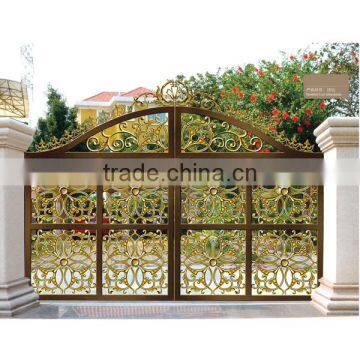 Garden Decoration Cast Vintage Design Aluminum Home Garden Fence Door