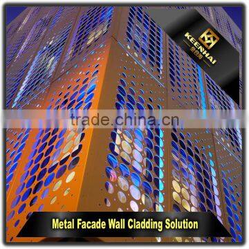 Metal Aluminium Laser Cut Peforated Exterior Wall Cladding Panel for Facade