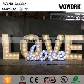 Wedding Light Up LOVE Marquee Letter photo-2