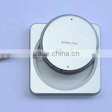 Round Battery Free Self-powered Wireless Control Single Wall Switch