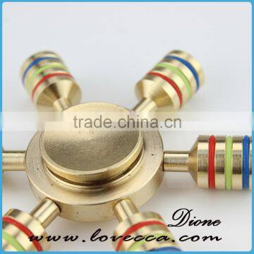 Newest Mini Finger Spinner Toy Copper Material Wholesale Hand Finger Fidget Spinner photo-3
