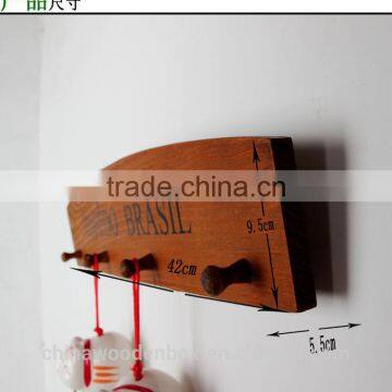 2015 custom brown wooden wall shelf