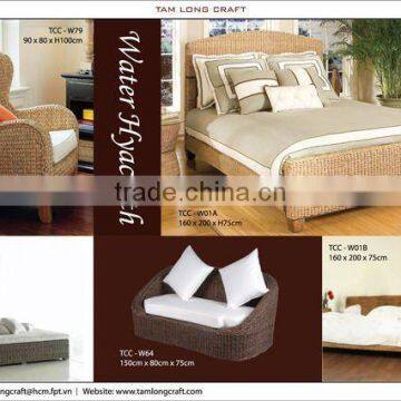 WATER HYACINTH BED, BEDROOM FURNITURE REST USEFUL