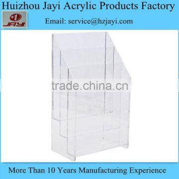 Factory wholesale acrylic display stand for magazine and newspaper