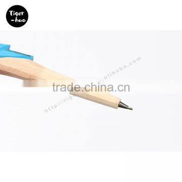 Custom Wooden Cartoon Bird Ball Pen photo-3
