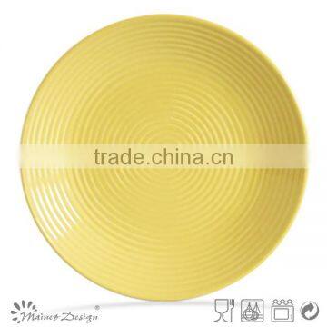 Cheap Ceramic Stoneware Color Beige Dinner Plate photo-4