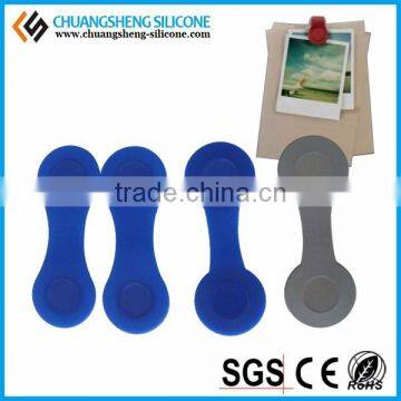 Silicone Magnetic Clips, Magnetic Badge Clip, Rubber Plastic Badge Clip photo-2