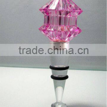 China Wholesale LED Color Changing Artificial Acrylic Wine Bottle Stopper Kit photo-4