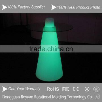 2015 High Tall With Glass New Design Glowing Furniture High Led Bar Table photo-4