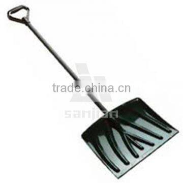 20-Inch Snow Shovel/Pusher Combo with Wear Strip And D-Grip Handle