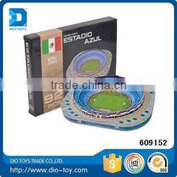 World places of interest 3D puzzle Azul Stadium 3D puzzle (Mexico) educational brain exercise