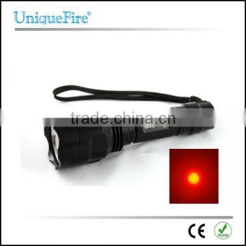 Hot sale C8 Cree Q5 Flashlight red filter