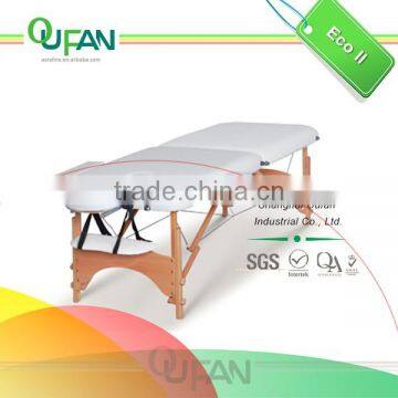 PU PVC Massage Table Leather Wooden Massage Table