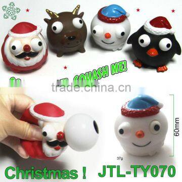 Vinyl Christmas Squeeze Toy With Pop Out Eyes photo-1