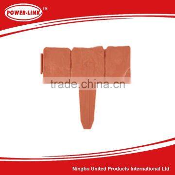 hot sales outdoor plastic imitation stone garden fence