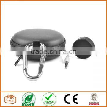 3 in 1 Earphone Handsfree Hard PU Case Plus Round Earphone Case photo-3