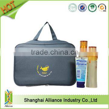 2016 High Quality Travel Zipper Fashion Travel Cosmetic Pouch Bag With Logo Customized