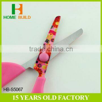 Factory Price HB-S5067 5" Colorful Blades Plastic Handle School Scissors photo-5