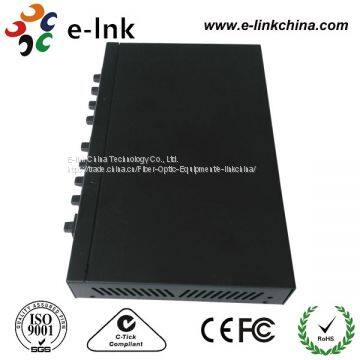 9-ports Managed Fiber Switch: 8x100M SFP Ports + 1x1000M SFP Port / TP Port (Combo) Uplink photo-3