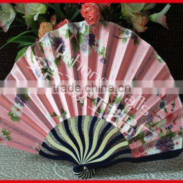 Chinese Style Handcrafts Fabric Fan photo-3