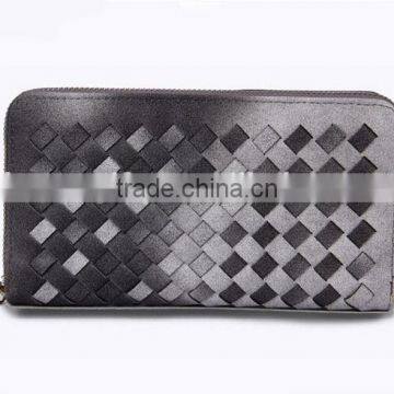 2015 Fashion New Design Woman Wallet Knit Lines Lady Wallet/Purse Women photo-2