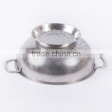 Wholesale Stainless Steel Colander Vegetable Basket photo-3