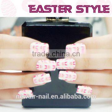 NEWAIR Promotion Price Easter Style Rabbit Aritificial Nail Art Designs photo-4