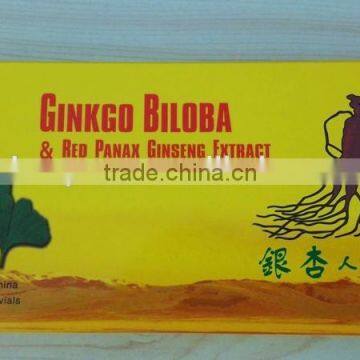 Ginkgo Biloba and Red Ginseng Oral Liquid,GMP Certificate ,OEM Package photo-4