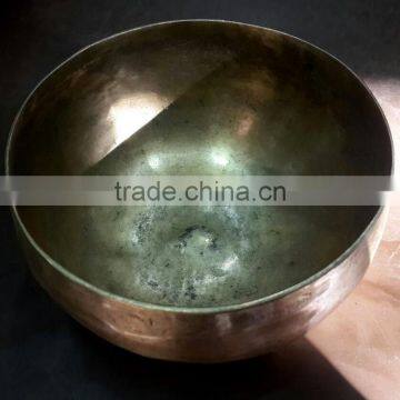 High Quality 70 Years Old Antique Tibetan Meditation Singing Bowl photo-2