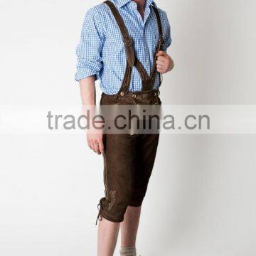 Lederhosen,Trachten wear,kurz Lederhose,German hosen,Leather Pants, Shorts
