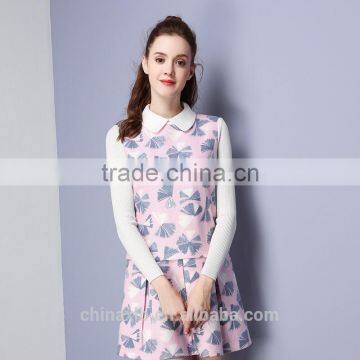 wholesale clothing long sleeve slim winter dresses for women