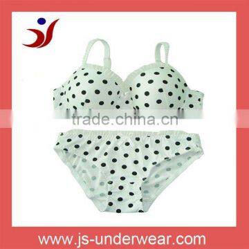 good quality mesh dot printed oeko-tex fancy bra